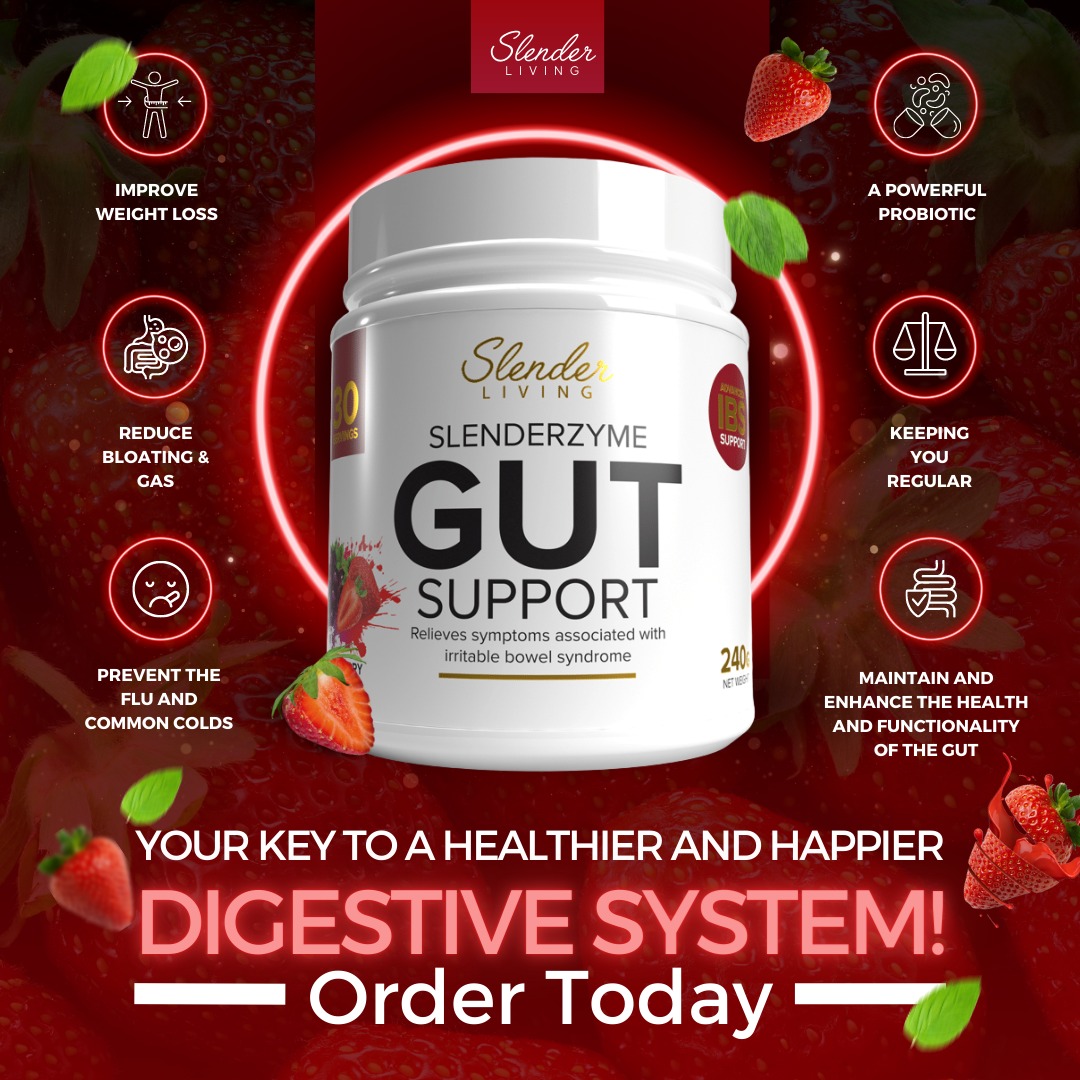 IBS- GUT SUPPORT Powerful probiotic, Keeping you regular, Improve weight loss, Reduce bloating and gas, Prevent the flu and common colds Digestive disorders’ symptoms can be lessened, Maintain and enhance the health and functionality of the gut