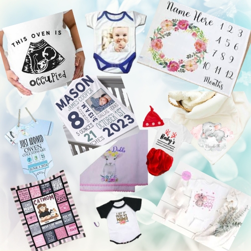 Capture Milestones and Personalize Baby Essentials with Us