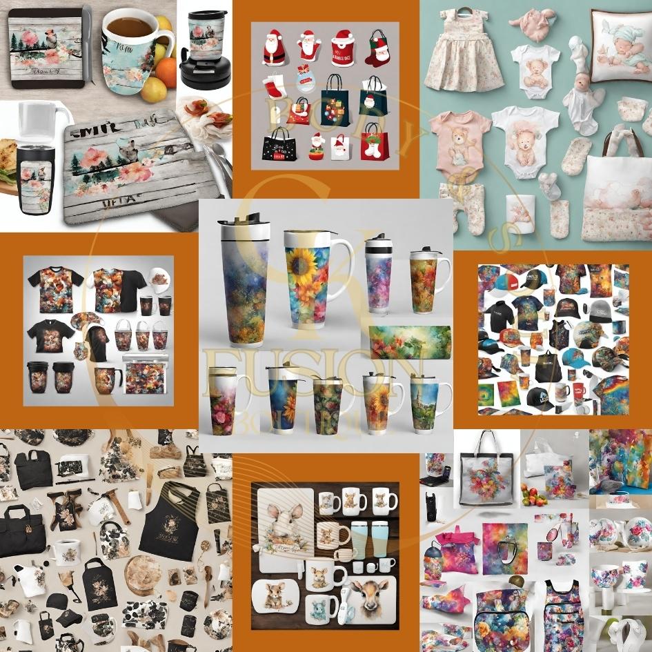 Discover the art of personalized printing through sublimation at CK Fusion. Transform everyday items into extraordinary keepsakes. Create custom mugs, apparel, homeware, and gifts that reflect you